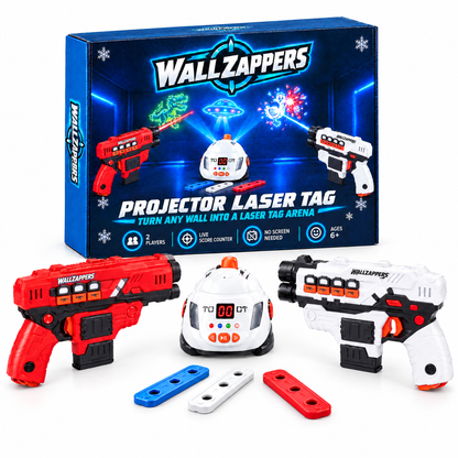 WallZappers Projector Laser Tag - 2 Player Set
